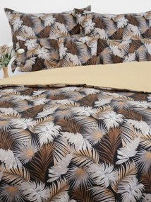 Predĺžené saténové obliečky - Taisa čierno/zlatá