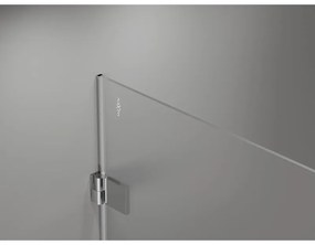 Mexen Lunar-B, výklopný sprchový kút ľavý 85 x 70 cm, 8mm číre sklo, chrómový profil, 832-085-070-01-00-L