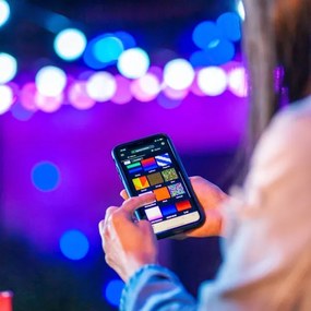 Twinkly TWF020STP-BEU - LED RGB Vonkajšia dekoračná reťaz 20xLED 14m IP44 Wi-Fi