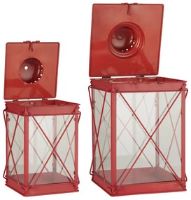Ib Laursen Lampáš Square Red Väčší