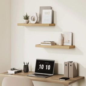 Dekorstudio Závesná polica LWS026B88 z MDF dosky 60x20 cm - artisan