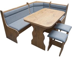 Rohová lavica Merkury II lancelot/popol