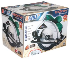 ASIST Ručná okružná píla 1200W 1 + 1 kotúč ZADARMO