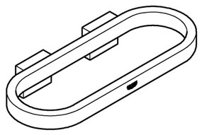 GROHE 41035000 - Držiak na uteráky SELECTION 200 mm lesklý chróm