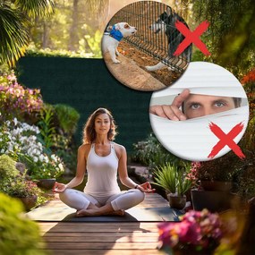 Tieniaca sieť 1,5x50 m 110g/m2 + 50 svoriek PLONOS 454301 - zelená