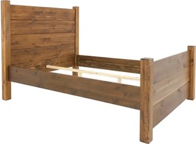 Rustikálna manželská posteľ, 140/160/180 x 200 cm 160 cm