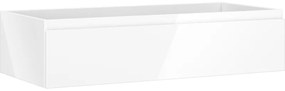 Mexen Orio, kúpeľňová skrinka 100 cm, 1 zásuvka, biela lesklá, 91A10-10023-1-BF00
