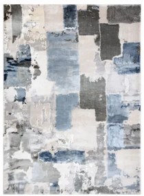 Koberec AKRYL ELITRA 6215 Abstrakcia sivý / modrý