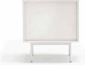 Biely matný nočný stolík Sierra – Teulat