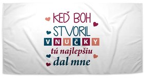 Sablio Uterák Keď Boh stvoril vnučky - 30x50 cm