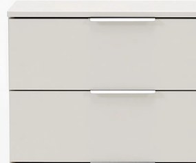 Nočný stolík Nadja, biela