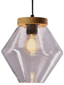 Luster na lanku BRELS 1xE27/40W/230V priehľadný