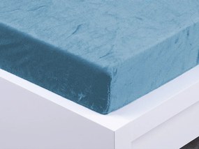 XPOSE® Mikroplyšová plachta Exclusive - nová modrá 90x200 cm