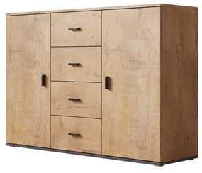 Komoda Cami, Farby: biela / biely lesk