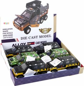LEAN Toys Auto s delom vo vnútri, zvuk, svetlo, 3 farby