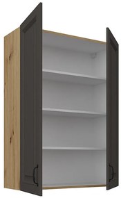 Skrinka do kuchyne Stilo grafit matná/artisan 80G-108 2F