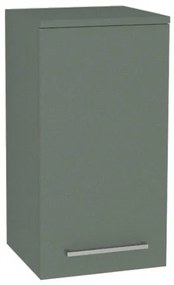 Mereo, Mereo Bino kúpeľňová skrinka horná 63 cm, pravá, Multidecor, Zelená Verde, MER-CN696ZEV1