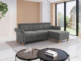 XXXLutz ROHOVÁ SEDAČKA, textil, sivá Sit & More - Sedačky - 000144025709