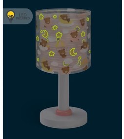 Dalber 41571S - LED detská lampička BABY TEDDY 1xG4/4W/230V ružová