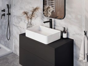 Deante Blur, vysoká umývadlová batéria h-290, čierna matná, DEA-BQL_N20K