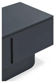 Antracitový TV stolík 200x50 cm Totem – Teulat