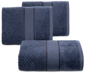 Dekorstudio Velúrový uterák JESSI - 04 tmavomodrý Rozmer uteráku: 70x140cm