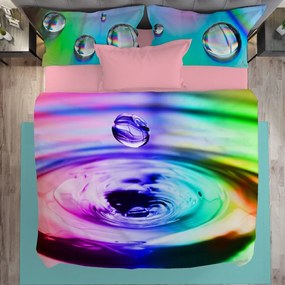 Gipetex Natural Dream 3D talianská obliečka 100% bavlna Water rainbow - 140x200 / 70x90 cm