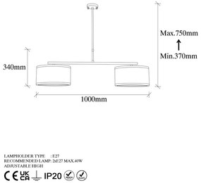 Závesné svietidlo v zlatej farbe Way – Opviq lights