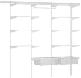 Nástenný regál do práčovne 200x180x40 cm TOPTRACK