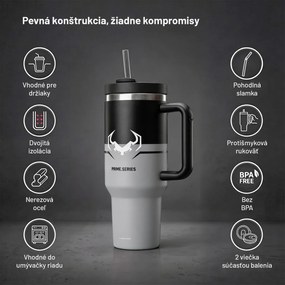 Termohrnček s rukoväťou sivý Diablo Nightwolf Moon