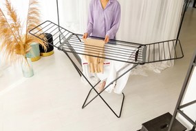 Erga Model 200 Black, rozkladací sušiak na bielizeň 178x55x106 cm, čierna, ERG-SEP-10SUSSTO20BLA