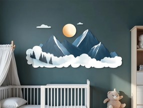 drevko |  Nástenná dekorácia Slnečné hory  48 x 100 cm
