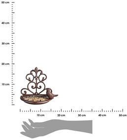 Nástenné vtáčie pítko BIRW II 18,4 cm hnedé