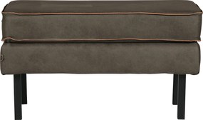 BePureHome Rodeo kožený ottoman - Khaki