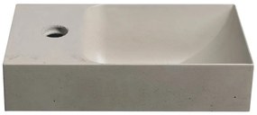 Svetlosivé betónové umývadlo 31x17 cm Piccolino – Sapho