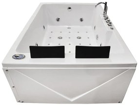 M-SPA - Kúpeľňová vaňa SPA s hydromasážou 186 x 121 x 65 cm