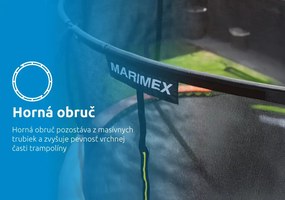 Marimex | Trampolína Marimex Premium 366 cm + vnútorná ochranná sieť + schodíky ZADARMO | 19000112