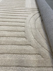 Flair Rugs, POŠKODENÝ Kusový koberec Solace Zen Garden Natural, 200x290, béžová, obývacia izba