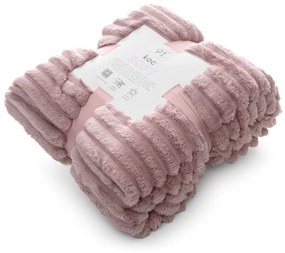 DEKA Z MIKROFLANELU SOFT 70X160 CM PÚDROVÁ