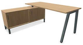 Písací stôl CS5040 A-L 160 cm so sideboardom