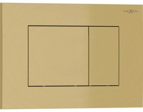 Mexen Tex 02, splachovacie tlačidlo, zlatá, 6102-06