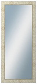 DANTIK - Zrkadlo v rámu, rozmer s rámom 60x140 cm z lišty PRAHA biela (2930)