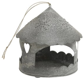 Chic Antique Svietnik zinkový domček na zavesenie Antique