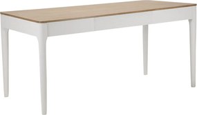 Jedálenský stôl Matera 180 cm biely/hnedý