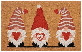 Rohožka Trpaslíci 106195 - na von aj na doma, 40x70, hnedá, chodba / predsieň, Hanse Home