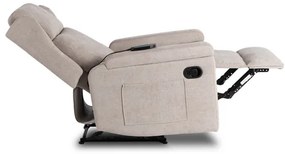 Masážne kreslo ANDREA, bežová látka