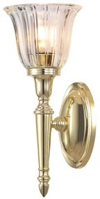 Elstead BATH-DRYDEN1-PB-LED Kúpeľňové nástenné svietidlo DRYDEN 1xG9/3W/230V IP44 zlaté