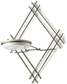 NÁSTENNÝ DRŽIAK NA KVETINÁČ EVELIN 41X31X26 CM ZLATÁ