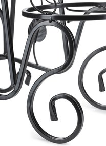 STOJAN NA KVETINÁČ ROSE 92X28X65 CM ČIERNA