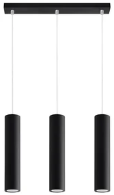 Sollux SL.0329 - Luster na lanku LAGOS 3 3xGU10/10W/230V čierna SLX0217